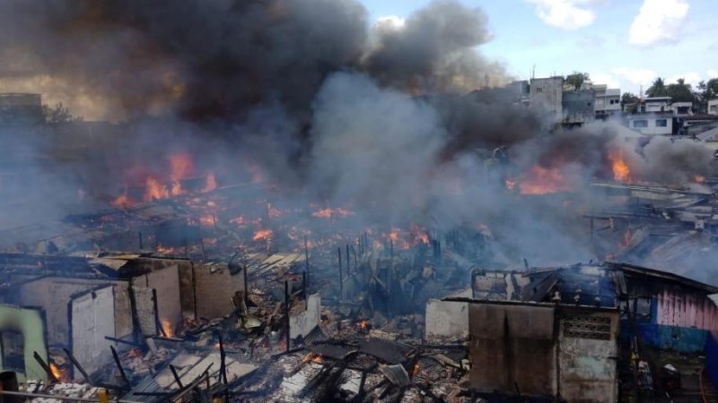 Kebakaran di Pasar Batu Kota Tarakan, LAZISNU Salurkan Bantuan