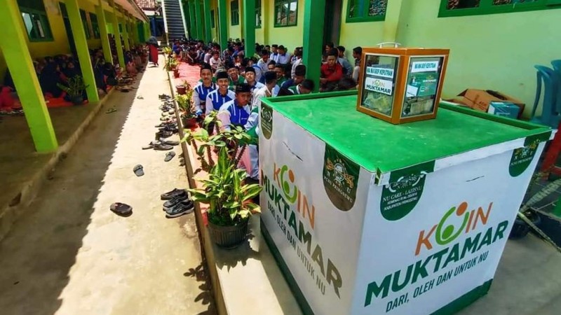 Ada Kotak Koin Muktamar Raksasa di Pringsewu Lampung