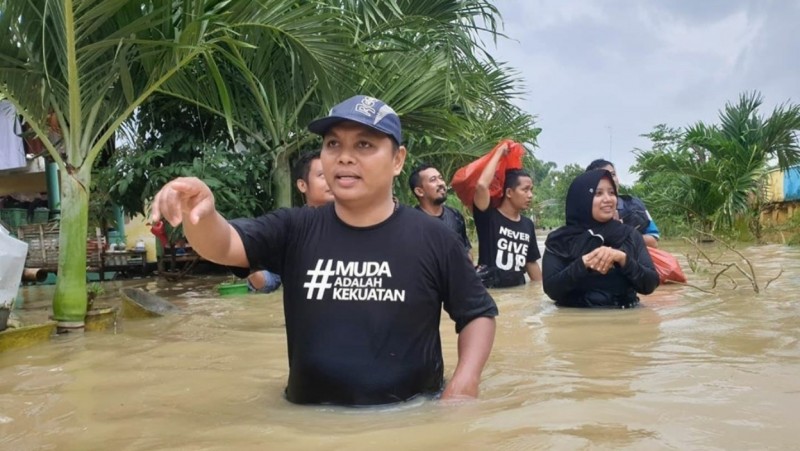 Sikapi Banjir, GP Ansor Pamekasan Serukan Gerakan Kesadaran #JagaSungai
