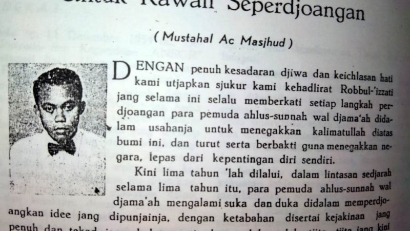 Mengenal Mustahal Achmad, Tokoh Pendiri IPNU