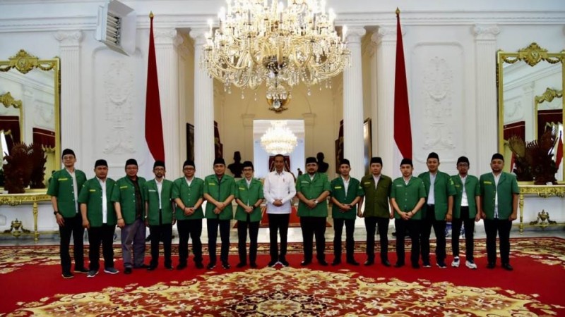 GP Ansor Laporkan Penundaan Konbes pada Presiden Jokowi