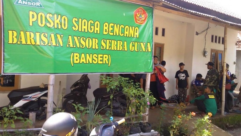 Longsor Menimpa Kawasan Ponorogo, Banser Dirikan Posko Bencana