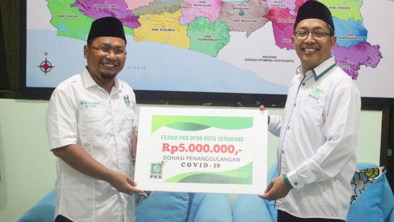 Peduli Dampak Covid-19, Wakil Rakyat Kota Semarang Berdonasi Lewat LAZISNU