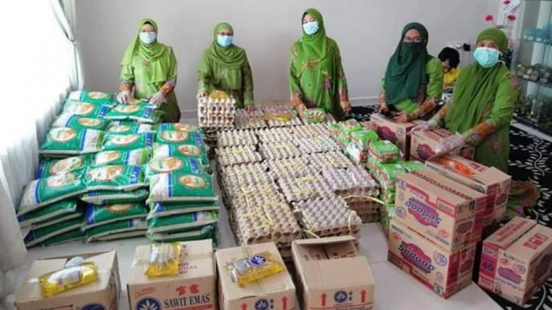 Darurat Karantina Covid-19, Muslimat NU Salurkan Bantuan ke WNI di Malaysia