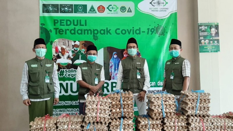 4000 Butir Telur Siap Didistribusikan LAZISNU Lampung untuk Masyarakat