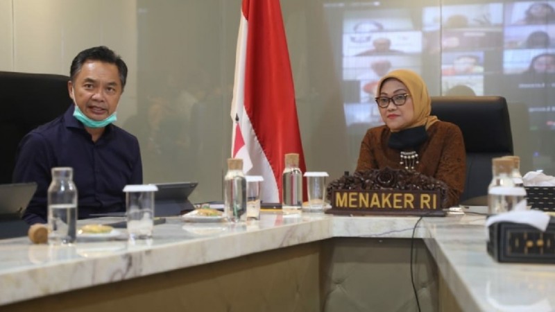 Kemnaker dan Diaspora Indonesia Galang Donasi Bagi Pekerja Terdampak Covid-19