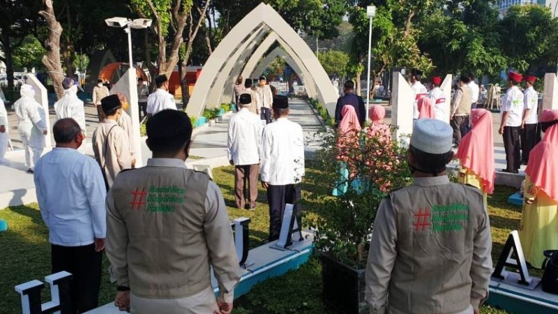 Jamaah Shalat Id Masjid Al-Akbar Surabaya Harus Patuhi Protokol Kesehatan