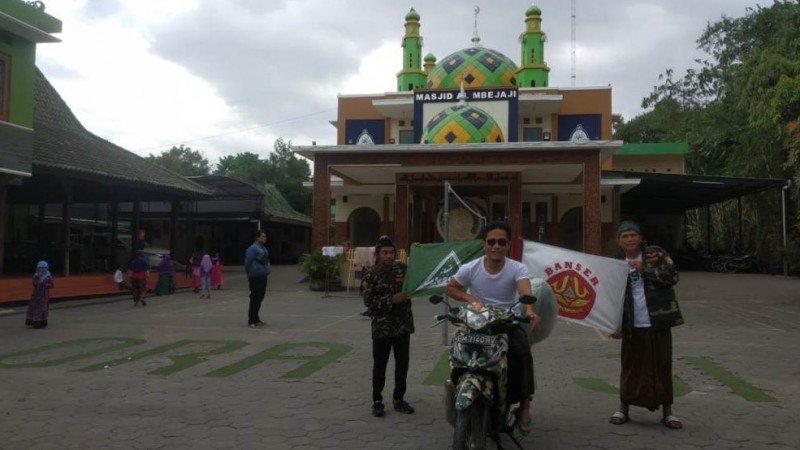 Banser Riau Bersepeda Motor 40 Hari Keliling Jawa dan Madura