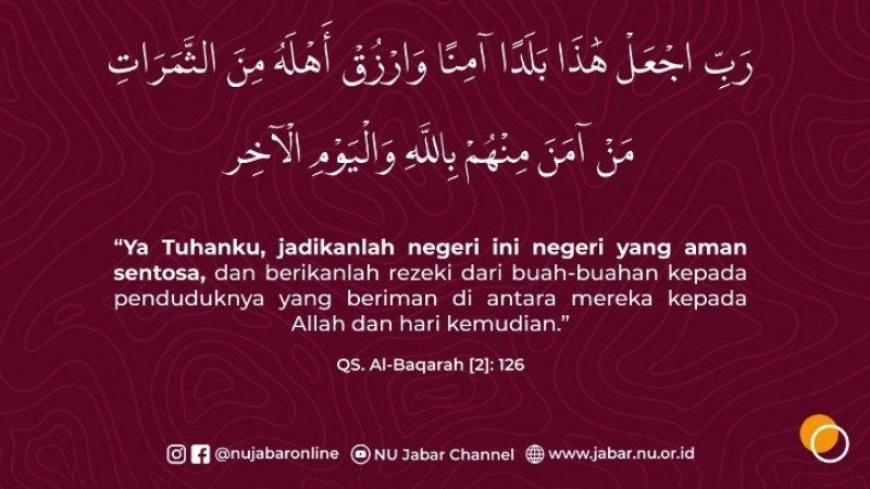 Doa Cinta Tanah Air Nabi Ibrahim | NU Online Jabar