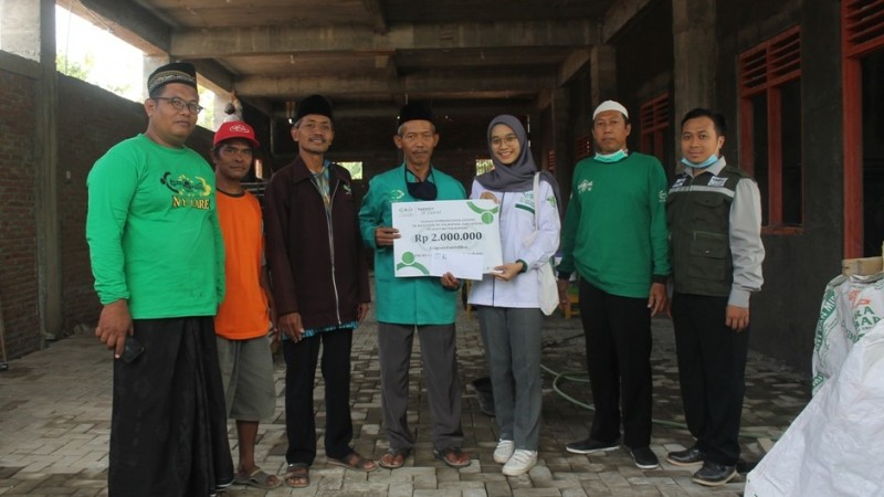 LAZISNU Yogyakarta Salurkan Bantuan Pembangunan TK Masyithoh Palbapang, Bantul