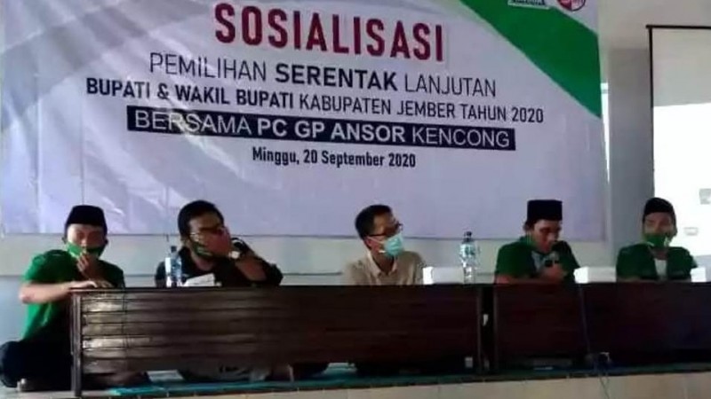 Situasi di Jember Memanas, GP Ansor Sosialisasikan Politik Santun