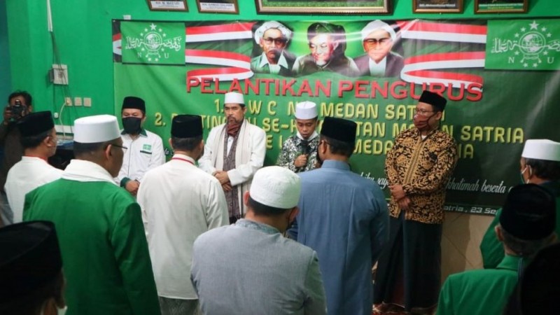 PCNU Kota Bekasi Lantik MWCNU Medan Satria dan Empat Ranting secara Bersamaan
