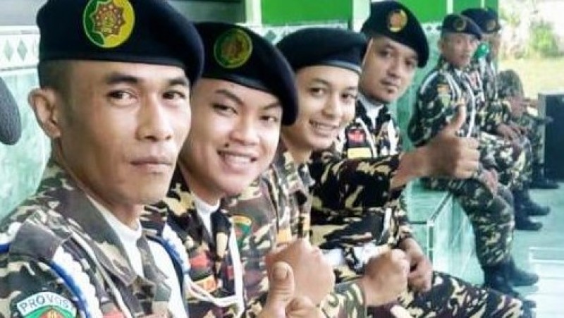 Sejumlah Perwira Tinggi Satkornas Banser Latih Ratusan Kader Muda di Kediri