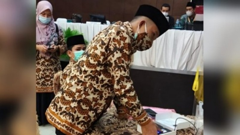 Tiba di Padang, Kafilah MTQ Nasional Lakukan Daftar Ulang