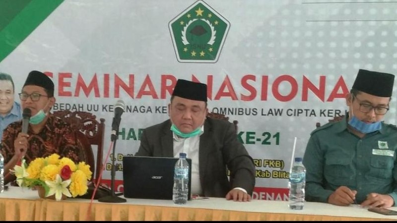 Pemberlakuan Omnibus Law Dikaji oleh ISNU Kabupaten Blitar