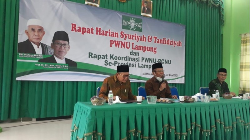 Ketua PWNU Lampung Ajak Pengurus NU Maksimalkan Dakwah Digital