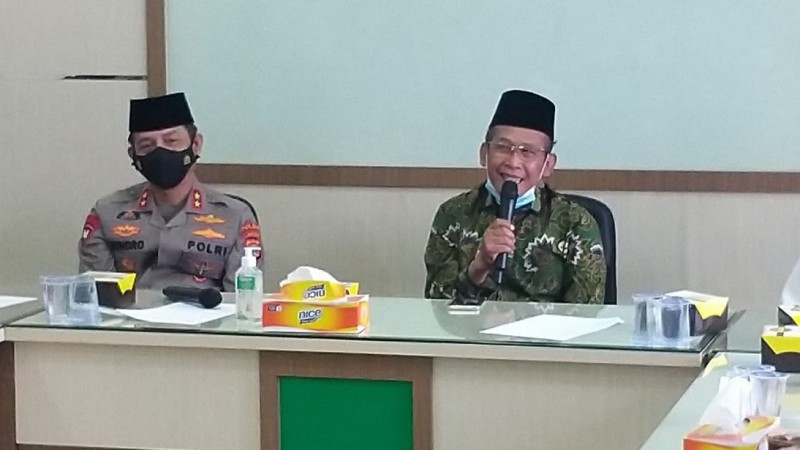 Awali Tugas Baru, Kapolda Lampung Sowan Pengurus Wilayah NU