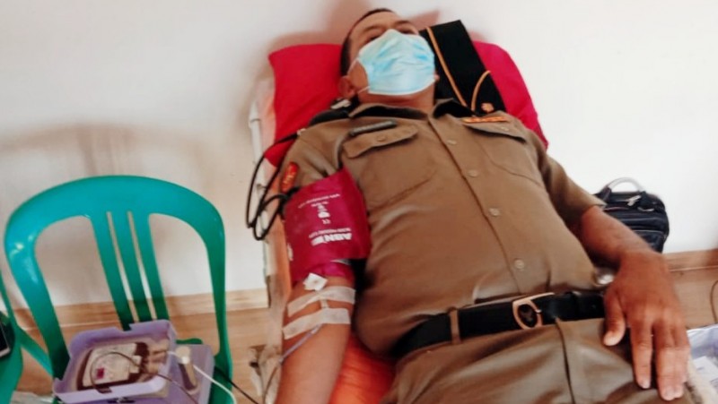 Kebutuhan Darah Meningkat, Banser Way Kanan Ajak Masyarakat Rutin Donor