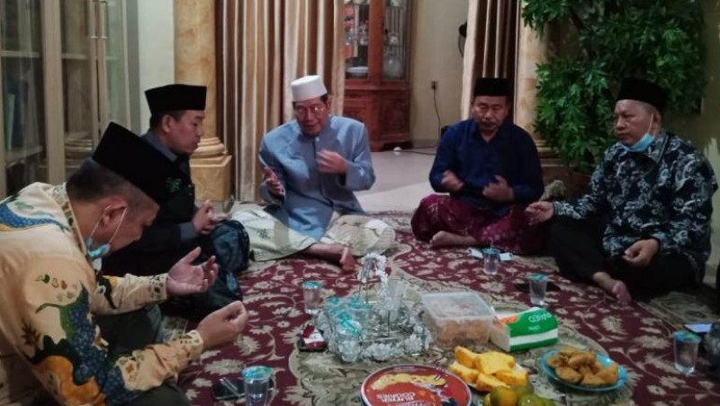 Panitia Konferwil Ke-20 PWNU Jakarta Kunjungi Kiai dan Tokoh Sepuh NU DKI