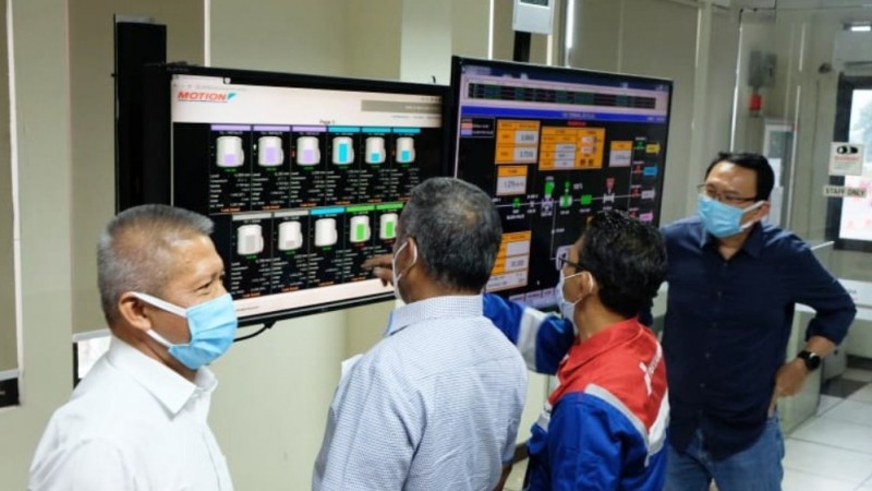 Komisaris Utama Pertamina Tinjau Implementasi Digitalisasi Fuel Terminal Boyolali