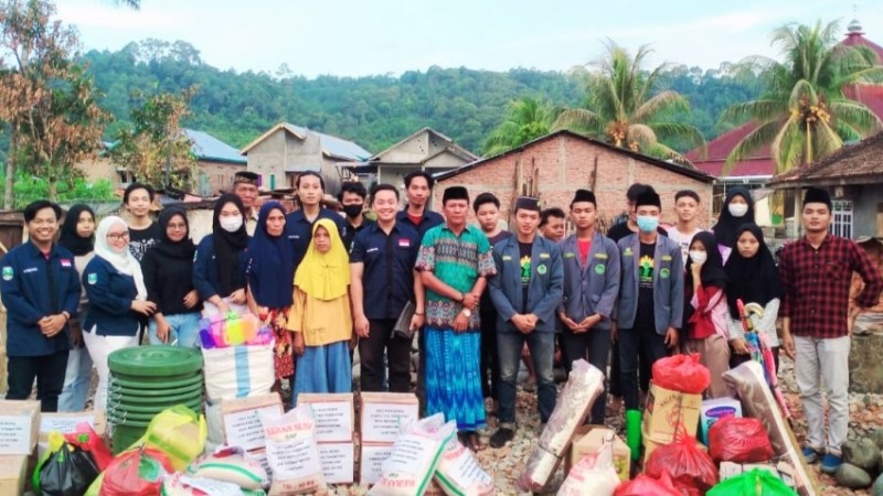 IPNU-IPPNU di Lampung Salurkan Bantuan bagi Korban Kebakaran