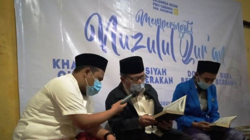 PMII Kabupaten Sukabumi Adakan Peringatan Nuzulul Qur'an