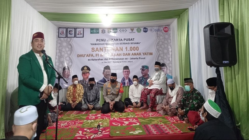 PCNU Jakarta Pusat Santuni 1.000 Anak Yatim dan Duafa