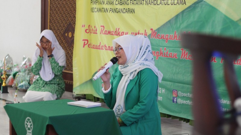 Fatayat NU Kecamatan Pangandaran Isi Ramadhan dengan Berbagai Kegiatan Sosial