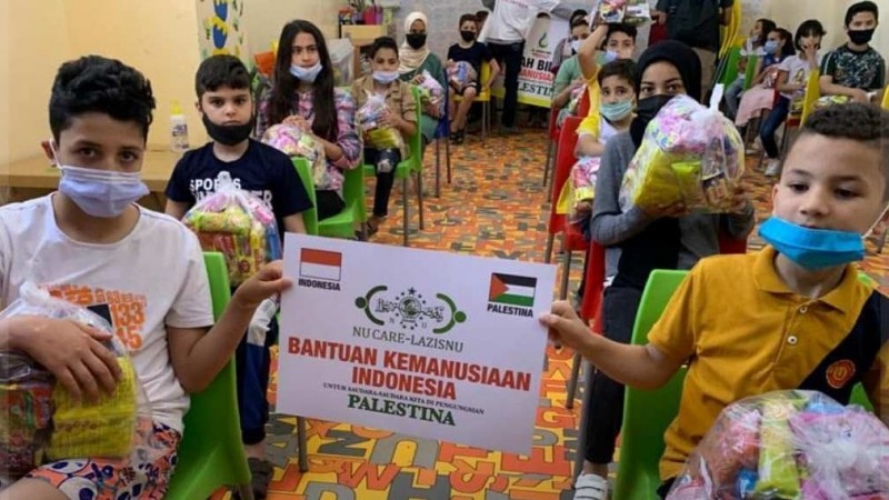 PCINU Yordania Bantu LAZISNU Salurkan Bantuan untuk Pengungsi Palestina