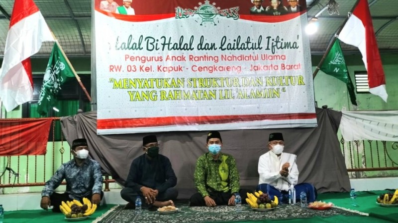 Halal bi Halal di Cengkareng Jakbar Kuatkan NU Struktural dan Kultural