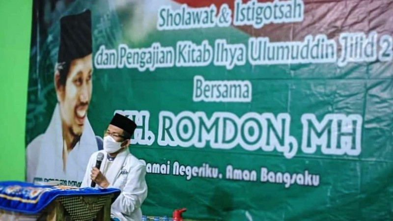 Dipimpin KH Romdhoni, JATMAN Kabupaten Bogor Rutin Shalawatan, Istighotsahan, dan Pengajian Tiap Bulan