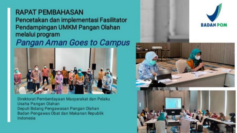 Pembentukan Fasilitator Keamanan Pangan untuk UMKM melalui Pangan Aman Goes to Campus