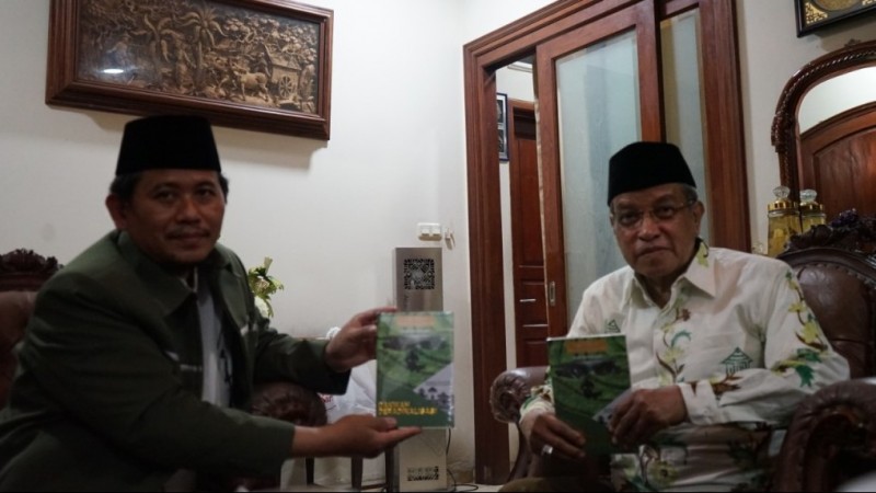 Sowan Ketum PBNU, KH Amin Baejuri Asnaf Sampaikan Gerak Lembaga Dakwah di Jawa Barat