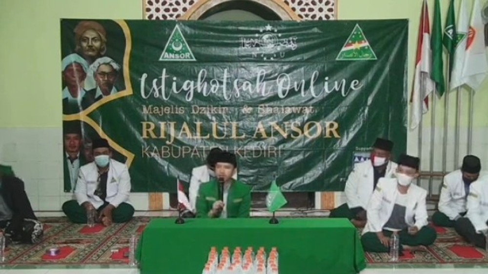 Rijalul Ansor Kediri Rutin Adakan Istighotsah Online | NU Online Jatim