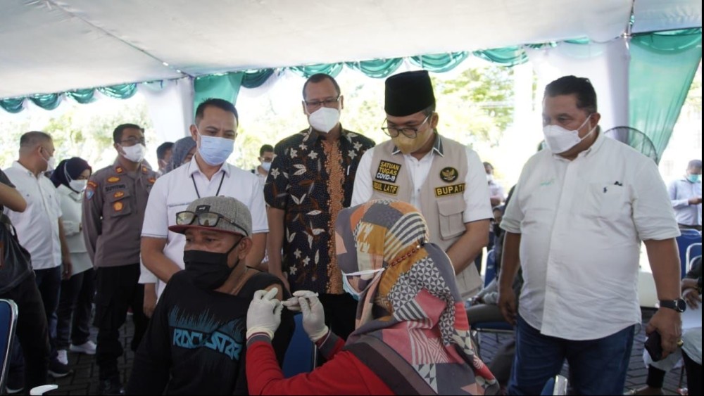 Pemkab Bangkalan Upaya Keras Capai Target Vaksinasi   