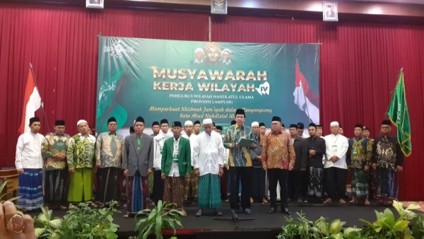Kiai dan Pengurus NU Se-Lampung Deklarasi Tolak Politik Uang