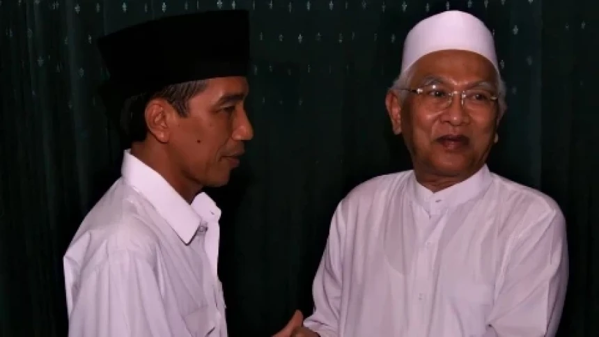 Gus Mus dan Gus Yahya Doakan Presiden Jokowi di Hari Ultah Ke-62