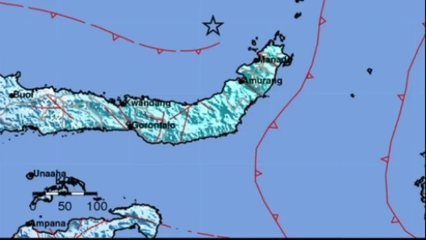 Gempa Bumi Magnitudo 6,2 Guncang Manado, Tidak Berpotensi Tsunami