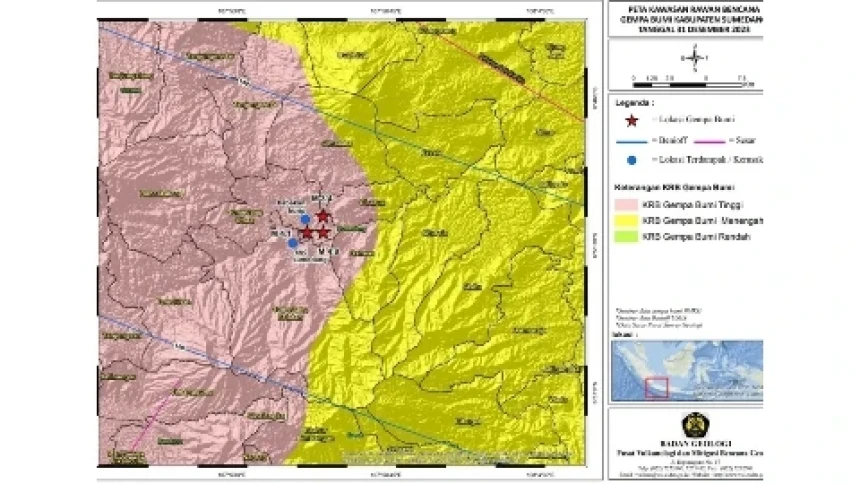 Sumedang Dilanda Gempa Merusak, Ini Analisis PVMBG beserta Rekomendasinya