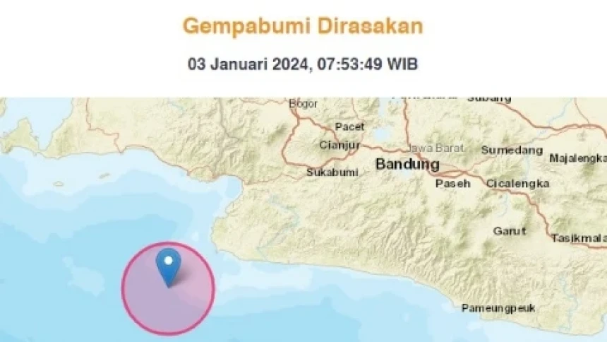 Gempa Magnitudo 5,9 Guncang Bayah Banten, Terasa Hingga Sukabumi dan Bandung