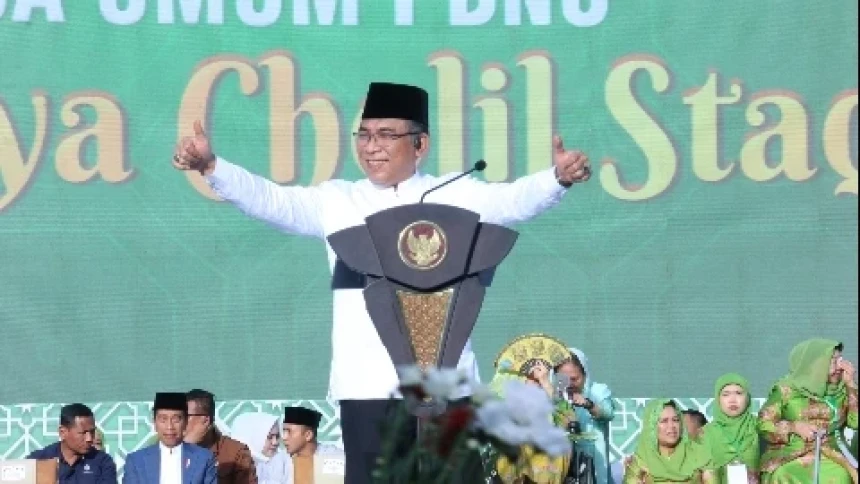 Di hadapan Ratusan Ribu Jamaah, Ketum PBNU: Muslimat Kuat, Indonesia Kuat!