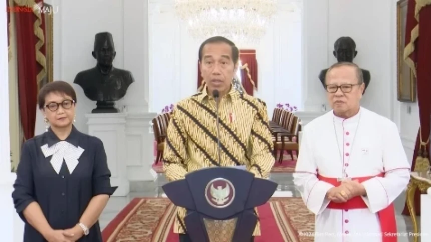 Sampaikan Selamat Datang, Presiden Jokowi Ungkap Kunjungan Paus Fransiskus Bersejarah bagi Indonesia