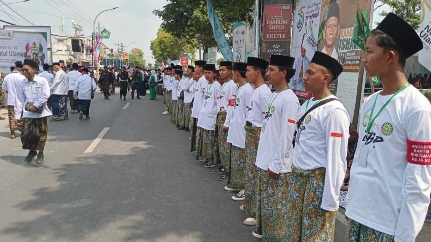 Siap Sukseskan Muktamar Ke-35 NU, Pasukan Sigap Bahrul Ulum Jalankan Pengamanan Ketat