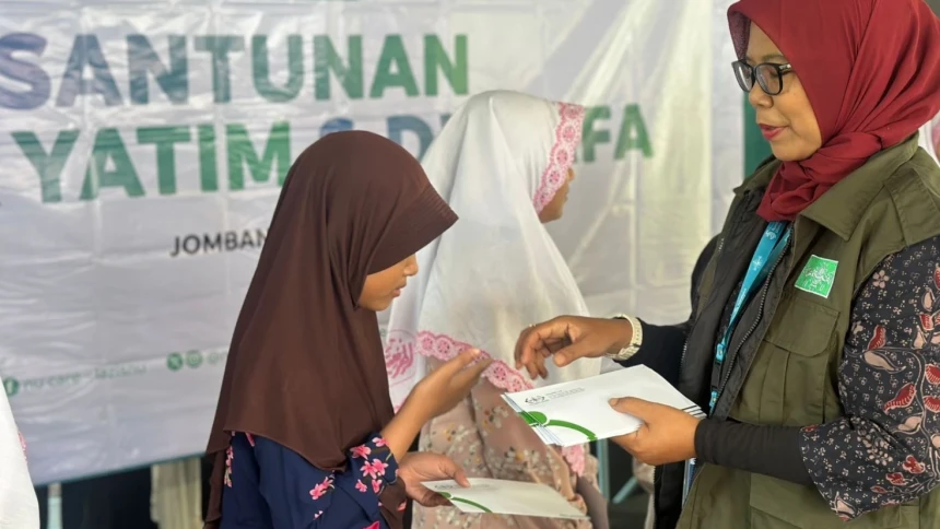 135 Anak Yatim di Sekitar Lokasi Muktamar Ke-35 NU Terima Santunan NU Care-LAZISNU