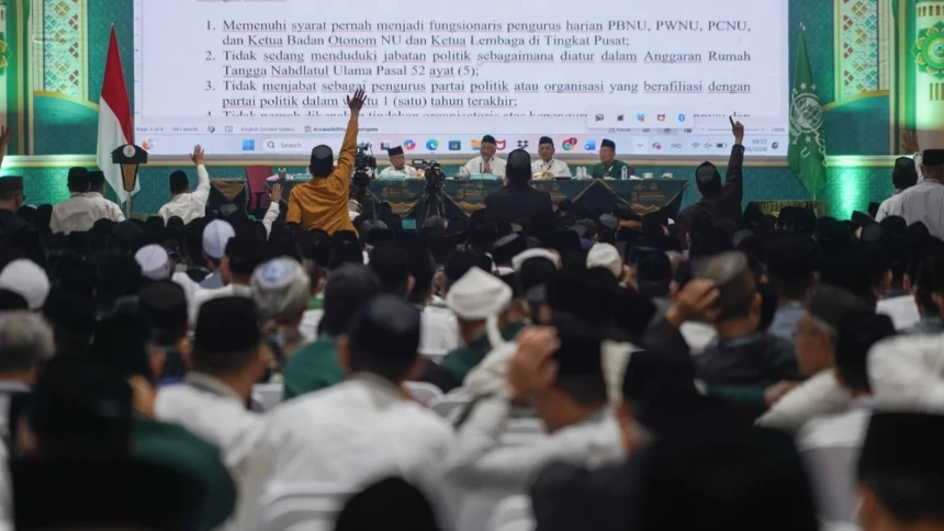 Ketentuan Ketat Calon Ketua Umum PBNU Dibacakan dalam Sidang Pleno Muktamar