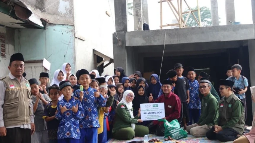 9 Pesantren Terdampak Gempa Cianjur Terima Dana Renovasi NU Care-LAZISNU