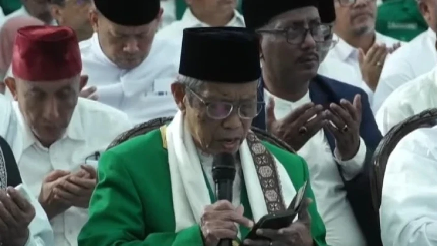 AGH Baharuddin Pimpin Doa pada Pelantikan PBNU 2026-2031, Mohon Keberkahan Melalui Tawasul Para Nabi