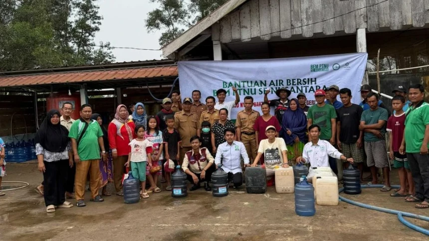 Salurkan 1 Juta Liter Air Bersih Bersama BEM PTNU, Sekjen PBNU Sebut Penguatan Sinergi Sosial