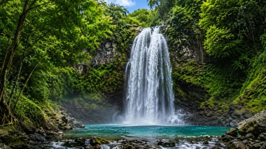 Tersesat di Bawah Air Terjun