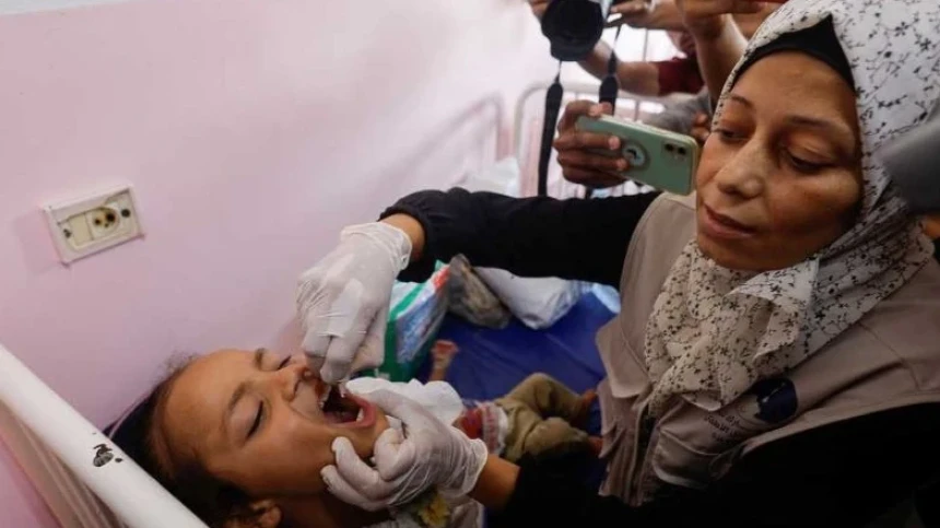 Jeda Peperangan Selama 3 Hari ke Depan, Anak-Anak di Gaza Dapatkan Vaksin Polio